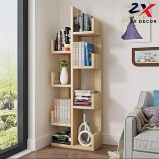 2x decor - kệ sách hình cây đứng đa tầng nôi thất - 2x034