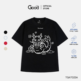 Áo Thun THE GOOD "Long Mặt Ngơ Tee", Áo Phông, Áo Unisex Chất Cotton Co Giãn Cổ Tròn Tay Lỡ Form Oversize