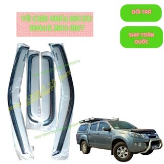 Bộ vè che mưa cao cấp xe Isuzu Dmax. Màu đen hay trắng, hàng đẹp