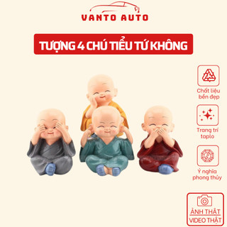 Bộ Tượng 4 Chú Tiểu Tứ Không