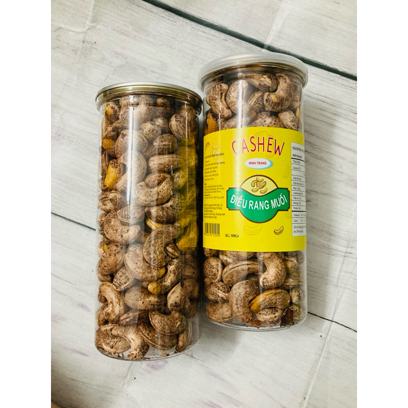 Hạt điều vỏ lụa rang muối Size to 500g [Roasted Salted Cashew Nuts]