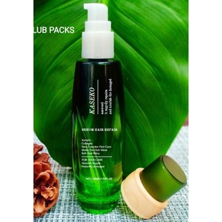 Serum tinh dầu dưỡng tóc kaseko seaweed green thơm mềm mượt phục hồi tóc hư tổn 100ml