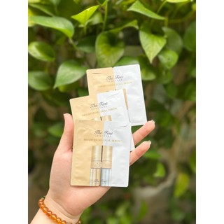 Combo 10 gói huyết thanh Ohui Ohui The first Brightening Dual Serum 2 in 1 dưỡng trắng da, giảm lão hóa