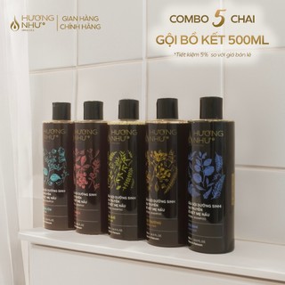 [COMBO TIẾT KIỆM] 5 chai dầu gội bồ kết Hương Như - 500ml - [ĐƯỢC CHỌN PHÂN LOẠI]
