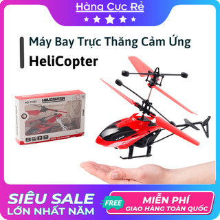 Đồ chơi máy bay trực thăng cảm ứng Helicopter cho bé, chịu được va đập, tặng kèm dây sạc - Shop Hàng Cực Rẻ