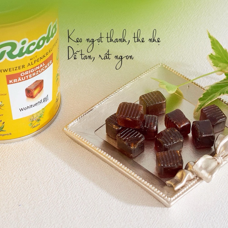 Kẹo ngậm ho thảo mộc Ricola Original Herb 250gr Đức