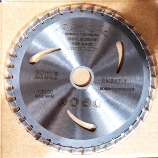 Lưỡi cắt gỗ 125mm 40 răng hiệu asak/dca