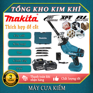 Máy cưa kiếm dùng pin Makita 18V, 100% Dây Đồng, Tặng 4 Lưỡi Cưa bảo hành 3 năm