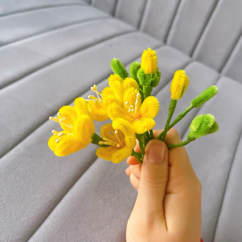 Combo 60 nụ, hoa đào, mai tiện lợi làm hoa kẽm