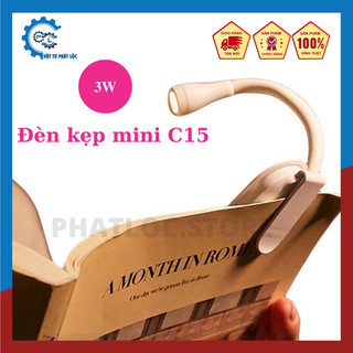  Đèn Led Mini Sáng Tạo Kẹp Gấp Gọn Đèn Bàn Đầu Giường Phòng Ngủ Làm Mờ Bảo Vệ Mắt Sạc Usb Tiện Dụng 