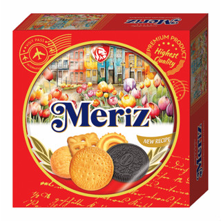 [MỚI] Hộp bánh Cracker & bánh quy Meriz 380gr
