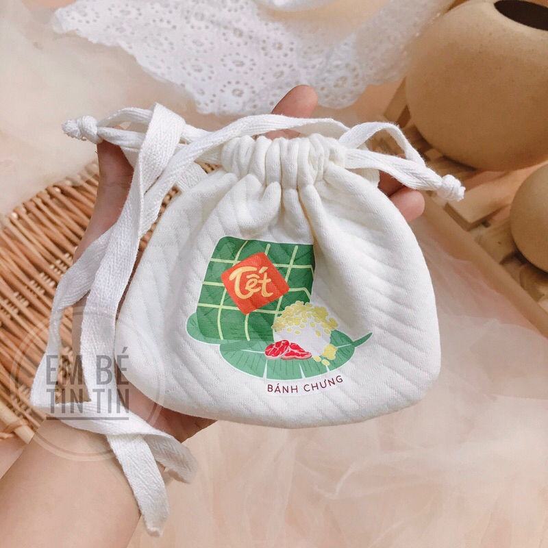 Túi đựng tỏi tránh vía độc - Túi đựng lì xì cho bé