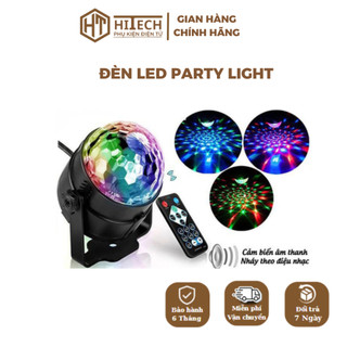 Đèn Led RGB 7 màu vũ trường nháy chớp theo nhạc trang trí phòng hát, sân khấu, phòng sân khấu cảm ứng nhạc Hitech