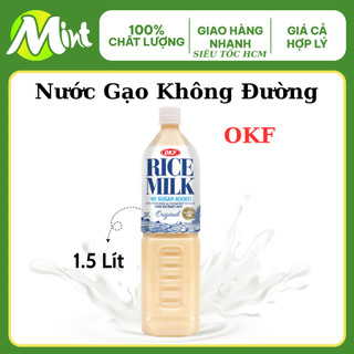 Sữa Gạo Không Đường RICE MILK OKF Hàn Quốc (chai 1.5L) Shop Mint Mint. Nước gạo đường ăn kiêng nhập khẩu.