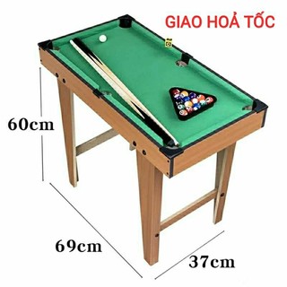 [Cỡ To Nhất 69cmx37cm, VIDEO QUAY THẬT] Bàn Bi A, BiDa Mini Bằng Gỗ Size Lớn Nhất, Đại