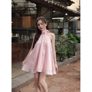 VIIBODYSUIT - Đầm Cổ Yếm Hở Lưng Đầm Tết 2024