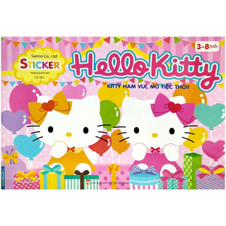 Sách - Hello Kitty - Kitty ham vui , mở tiệc thôi ! - tái bản