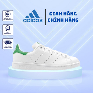 Giày Stansmith da trắng chất liệu da miếng chống nhăn kiểu dáng classic dễ phối đồ