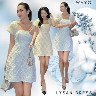 [Lysan Dress] Đầm WAYO thiết kế voan hoa tay bồng xinh đẹp