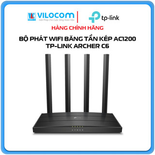 Bộ phát wifi tp-link gigabit mu-mimo ac1200 archer c6 - bảo hành chính hãng 24 tháng