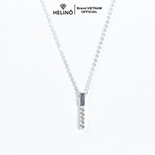 Dây chuyền bạc nữ HELINO thanh đá lấp lánh C04