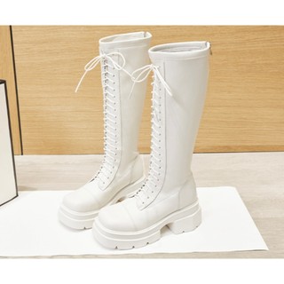 Stringie knee boots - Boots da bò nữ (genuine leather)