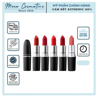 Son Mac Powder Kiss Lipstick, Matte Lisptick | Son Mac Lì Full Size 3g