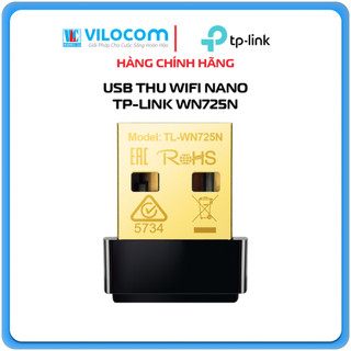 TP-Link N 150Mbps USB Bộ thu WiFi Siêu nhỏ gọn- TL-WN725N - Hàng Chính Hãng