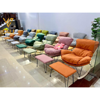 ghế lười bập bênh thư giãn cao cấp nhập khẩu chính hãng cam nỉ nằm xem tivi, đọc sách