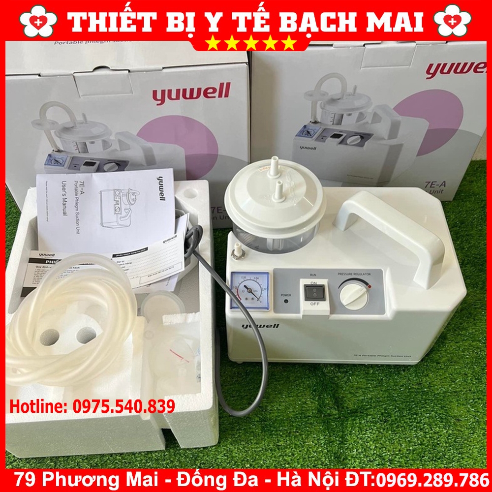 Máy Hút Mũi - Máy Hút Dịch 1 Bình Yuwell 7E-A