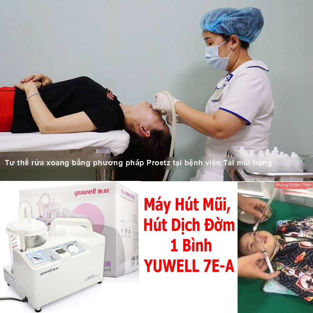 Máy Hút Mũi - Máy Hút Dịch 1 Bình Yuwell 7E-A