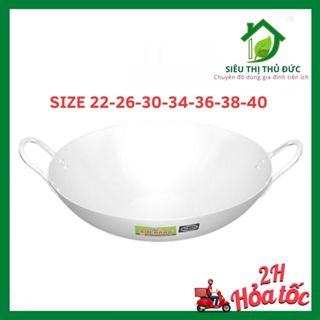 Chảo Nhôm Bầu Xi Kim Hằng Chính Hãng Size 22 26 30 34 36 38 40