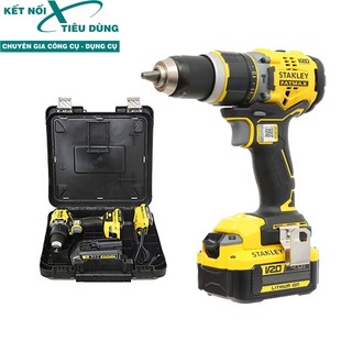 Máy khoan động lực dùng pin 20v fatmax stanley kết nối tiêu dùng sbd721m2k