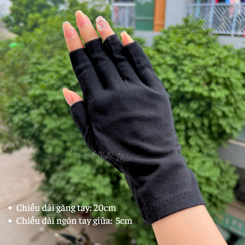 Găng tay làm nail chống tia UV bảo vệ da tay JELIVA