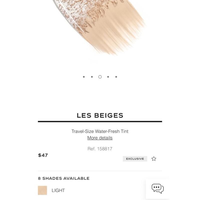 Kem nền Les Beiges Water-Fresh $47, $70