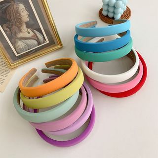 Bờm tóc trơn , băng đô tóc trơn nhiều màu cho nàng