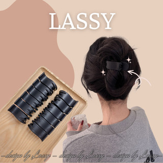 Kẹp tóc càng cua LASSY Kẹp càng cua thiết kế 3 răng và 5 răng