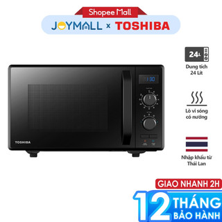 Lò vi sóng toshiba mw2-ag24pc 800w, hàng chính hãng, 24l, 5 cấp độ nấu nướng, eco tiết kiệm điện - joymall