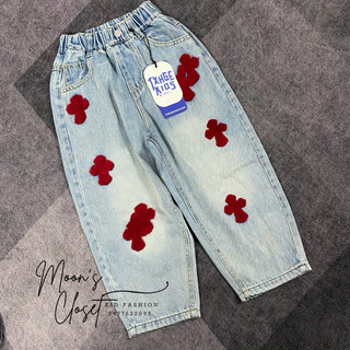 Qccc- quần baggy thêu len txhge size 4/5y-12/13y