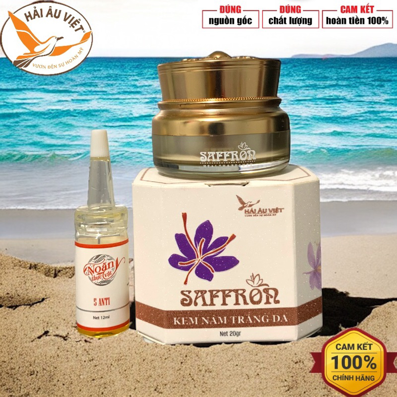 COMBO SAFFRON KEM NÁM LUXURY - NOÃN THỰC VẬT NAPOLI HẢI ÂU VIỆT