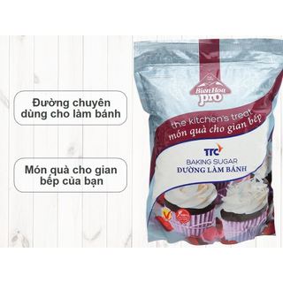 Đường icing sugar Biên Hòa/ Đường xay mịn dùng làm bánh hãng biên hòa gói 1kg