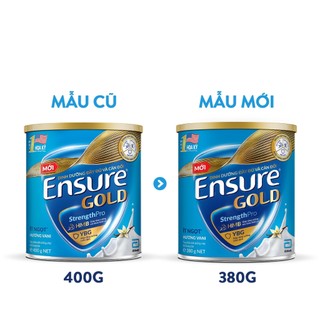 Sữa bột Ensure Gold Abbott ít ngọt (HMB) 380g