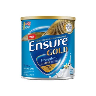 Sữa bột Ensure Gold Abbott ít ngọt (HMB) 380g