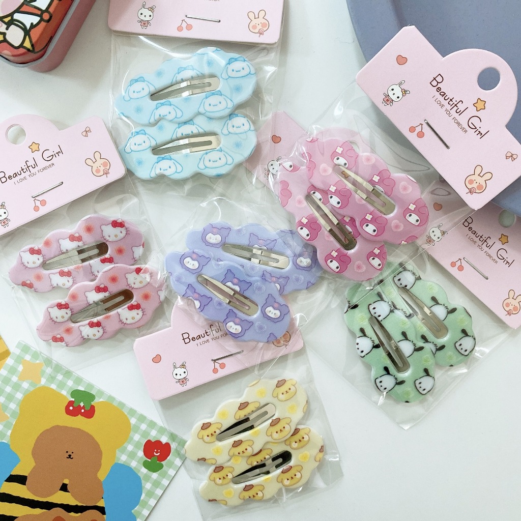 1 Cái Kẹp Sanrio Đám Mây Phong Cách Hàn Quốc Cực Xịnh Cho Bạn Nữ