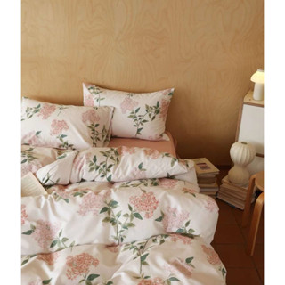 Cotton 100% hoa nhí, set chăn ga 4 món cotton living suhali