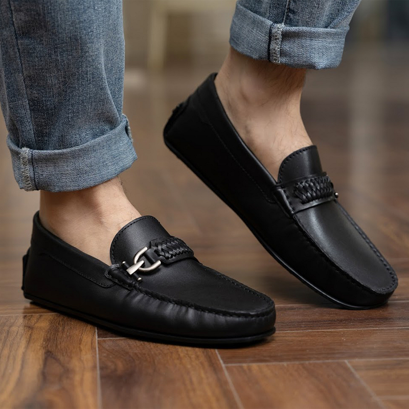 Giày Lười Nam Đế Dương Da Bò Ý Thương Hiệu Antoni Fernando  AF40414