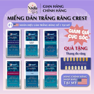 1 Gói - Miếng dán trắng răng Crest 3D White chính hãng