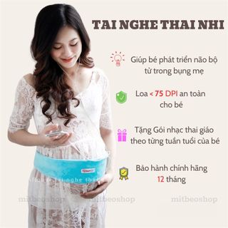 Tai Nghe Thai Nhi Dành Cho Mẹ Bầu Hỗ Trợ Thai Giáo Giúp Bé Thông Minh