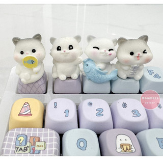 Nút bàn phím cơ mèo dễ thương cat meow serie 2 cute keycap mèo