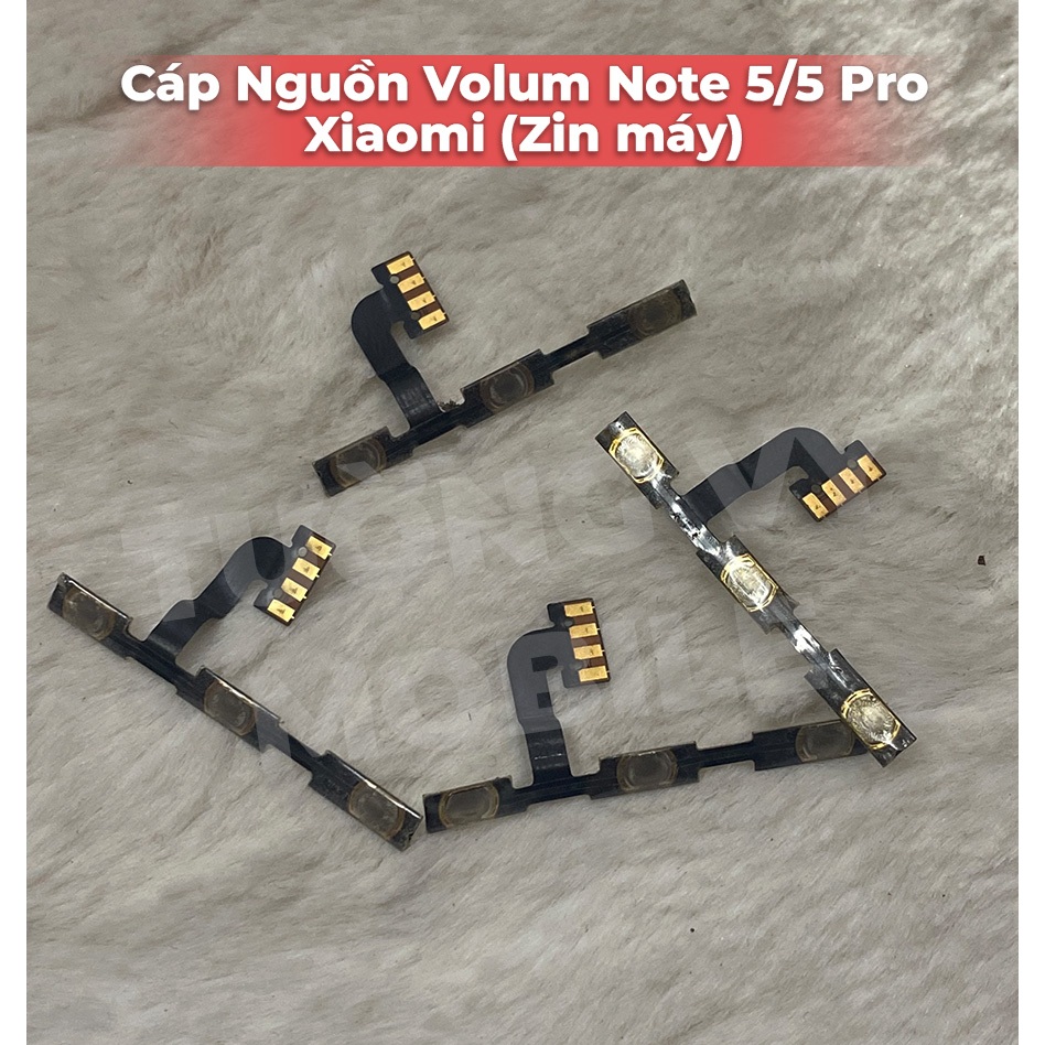 Cáp Nguồn Volum Note 5/5 Pro Xiaomi (Zin bóc máy)